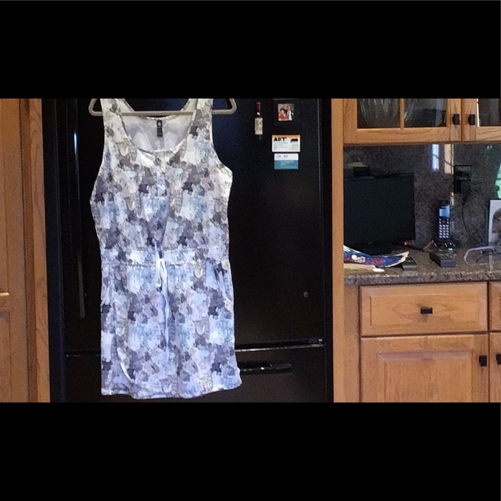 Sierra Designs Womens Wrap Front Dress Size XL In Sage Sprinkle Hiking Outdoor